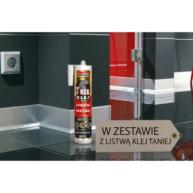 Listwa z klejem w zestawie