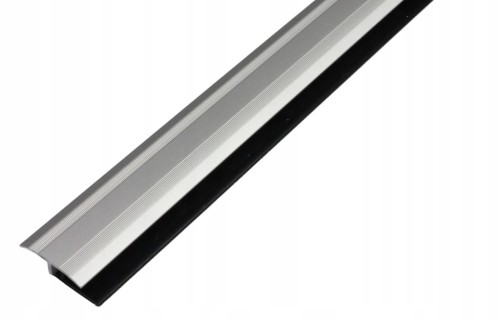 Listwa Progowa Aluminiowa do Paneli Winylowych SPC Srebrna 30mm 0.9m