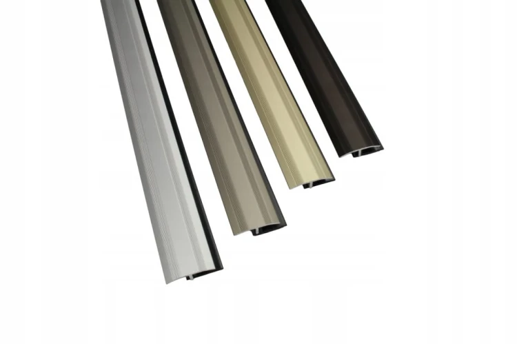 Listwa Progowa Aluminiowa do Paneli Winylowych SPC Srebrna 30mm 0.9m