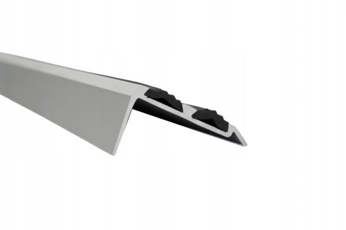 Profil aluminiowy Schodowy z wkładką antypoślizgową Srebrny mat 38x20mm0.9