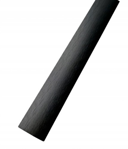 Listwa Progowa 40mm 93 CM Aluminiowa Łączeniowa Czarna Szczotkowana MyHome
