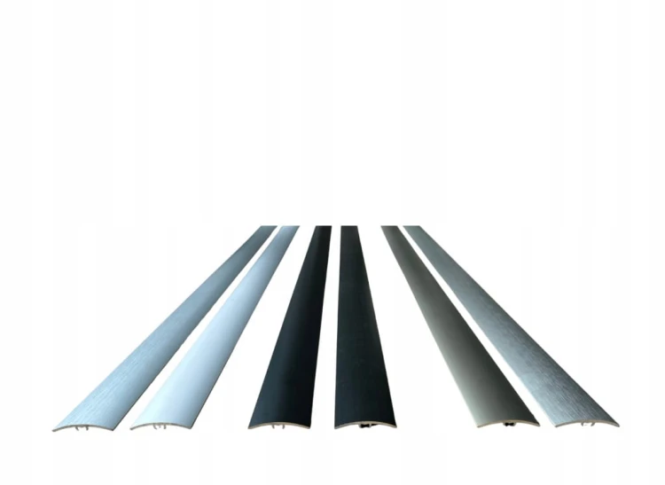 Listwa Progowa 40mm 93 CM Aluminiowa Łączeniowa Czarna Szczotkowana MyHome