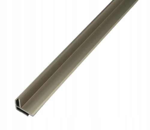 Kątownik ALU 15x15mm 90 cm do płyt i paneli 4mm Listwa narożnikowa Szampan