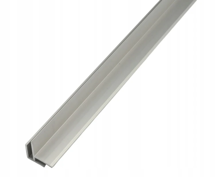 Kątownik ALU 15x15mm 90 cm do płyt i paneli 4mm Listwa narożnikowa Srebrna