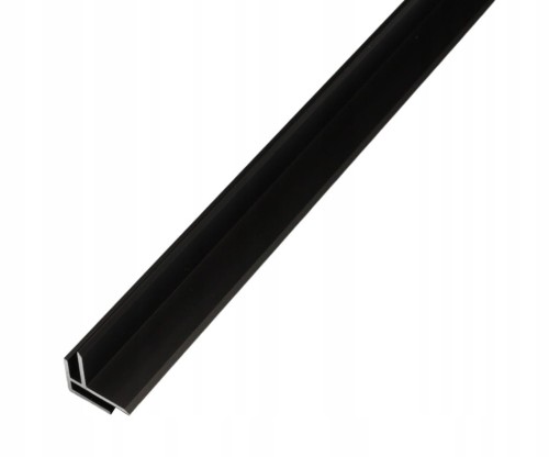 Kątownik ALU 15x15mm 90 cm do płyt i paneli 4mm Listwa narożn. Czarny Brąz