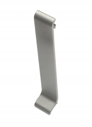 Łącznik do aluminiowej listwy przypodłogowej 80 mm srebrny MyHome
