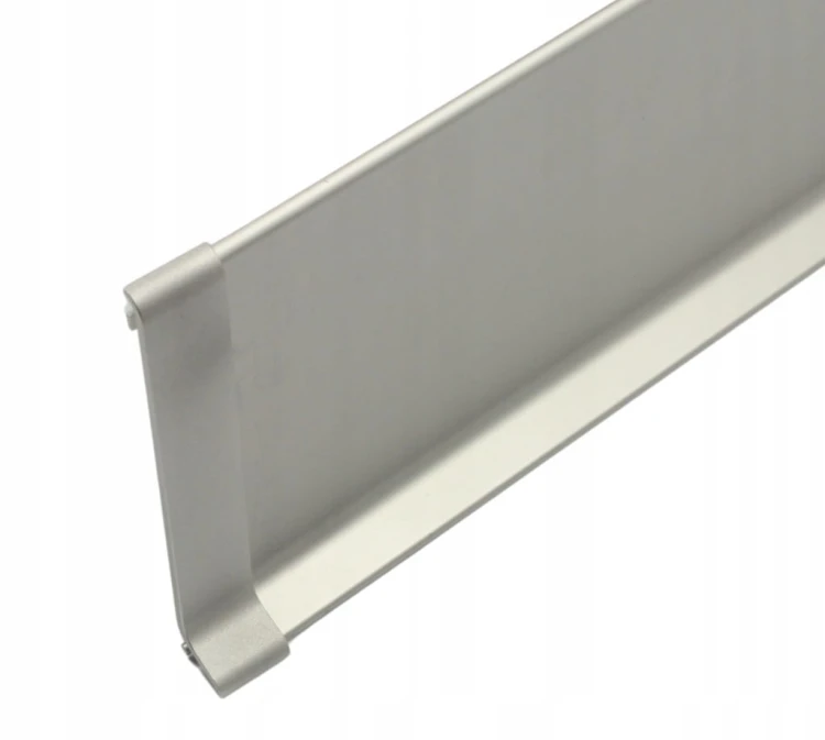 Łącznik do aluminiowej listwy przypodłogowej 80 mm srebrny MyHome – zdjęcie 2
