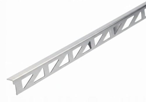 LISTWA DEKORACYJNA DO PŁYTEK 250x10mm SREBRNY SZCZOTKOWANY STAL NIERDZEWNA