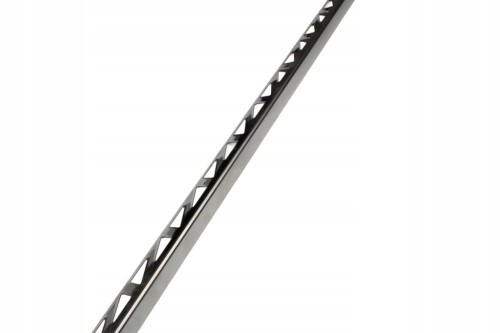 LISTWA DEKORACYJNA DO PŁYTEK 250cm 6mm SREBRNA STAL NIERDZEWNA