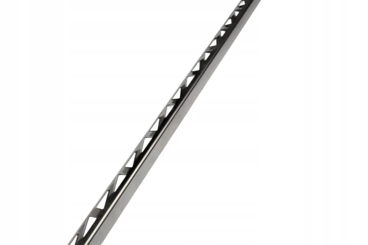 LISTWA DEKORACYJNA DO PŁYTEK 250cm 6mm SREBRNA STAL NIERDZEWNA