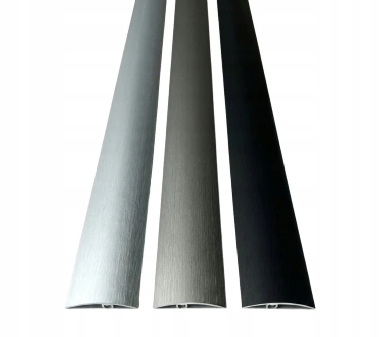 Listwa Progowa Różnice Poziomów 51mm 270 CM Aluminiowa Czarny Szczotkowany
