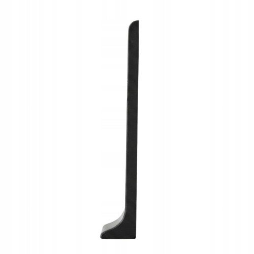 Zakończenie Prawe do Aluminiowej Listwy Przypodłogowej 80 mm – Czarne