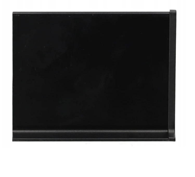 Zakończenie Prawe do Aluminiowej Listwy Przypodłogowej 80 mm – Czarne