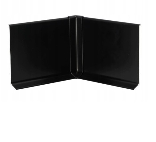 Narożnik wewnętrzny do listwy aluminiowej LP80 – aluminiowy Czarny MyHome