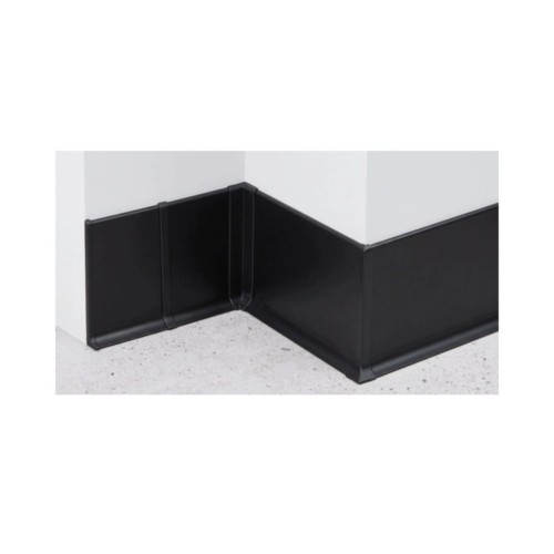 Narożnik zewnętrzny do listwy aluminiowej LP80 – aluminiowy czarny MyHome
