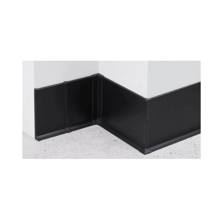 Narożnik zewnętrzny do listwy aluminiowej LP80 – aluminiowy czarny MyHome