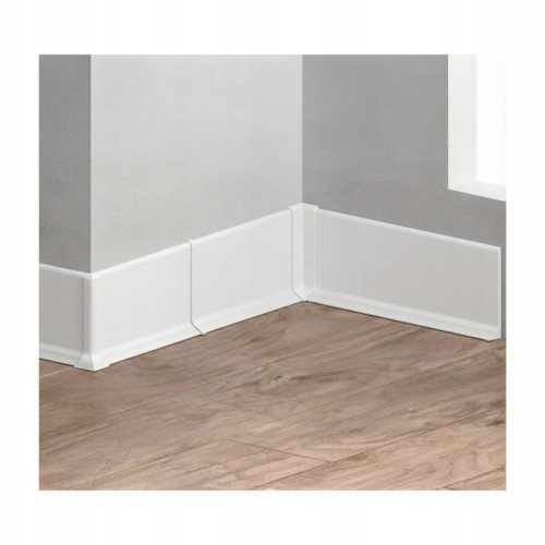 Łącznik do listwy aluminiowej LP80 – aluminiowy biały MyHome