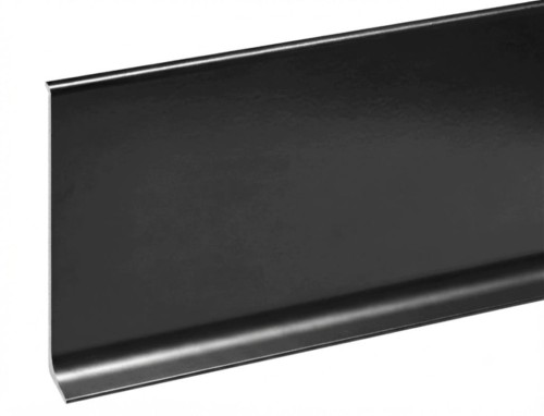 Listwa przypodłogowa aluminiowa 80mm Czarny Mat 2,5m MyHome