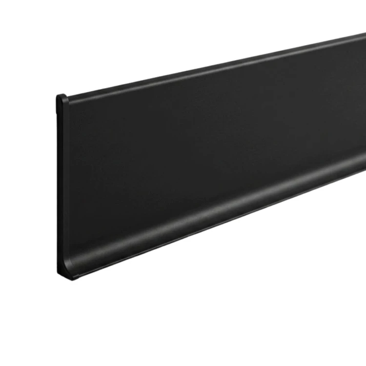 Listwa przypodłogowa aluminiowa 80mm Czarny Mat 2,5m MyHome