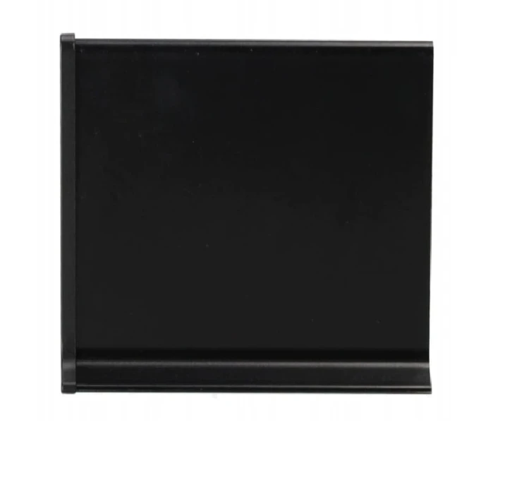 Listwa przypodłogowa aluminiowa 80mm Czarny Mat 2,5m MyHome