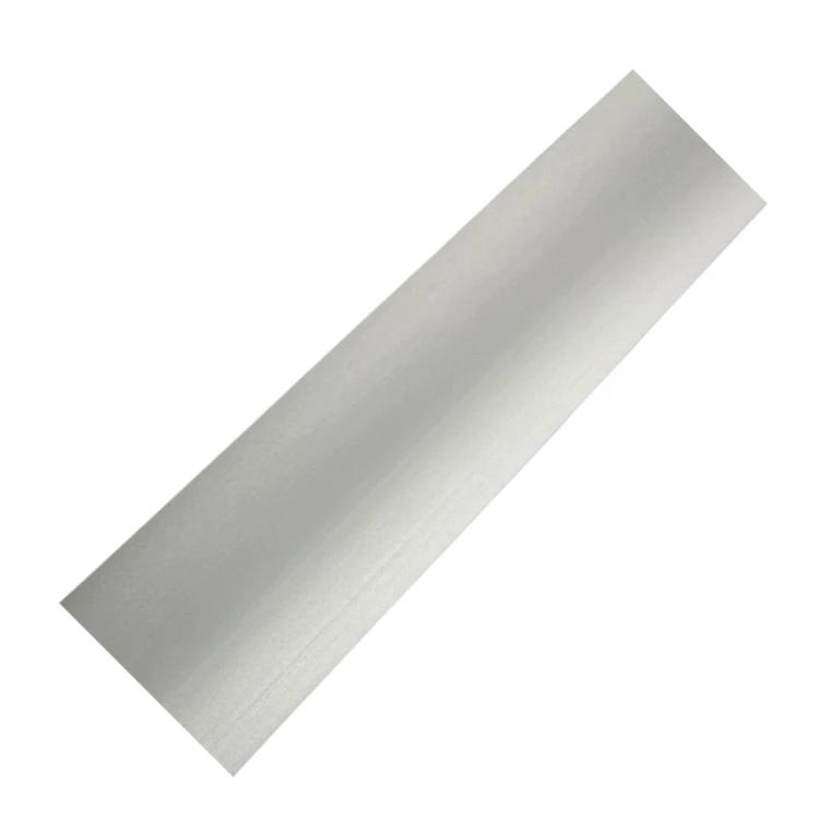 LISTWA PROGOWA SAMOPRZYLEPNA 93 CM 40 MM ALUMINIOWA SREBRNA GŁADKA MYHOME