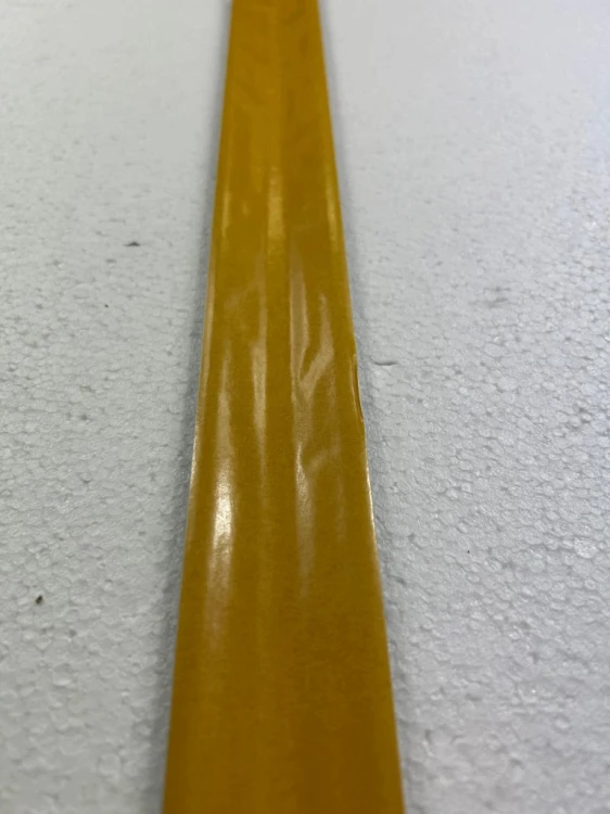 LISTWA PROGOWA SAMOPRZYLEPNA 93 CM 40 MM ALUMINIOWA SREBRNA SZCZOTKOWANA