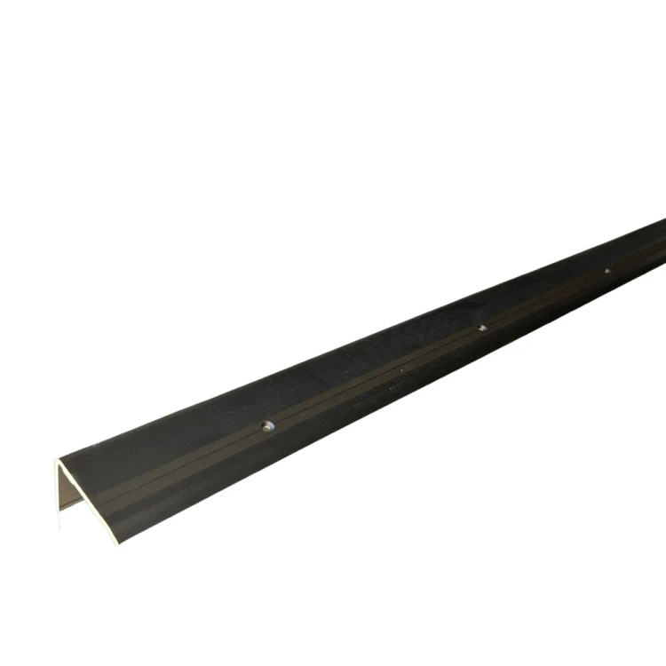 Listwa Schodowa Kątownik Antypoślizgowy 34x48mm Czarny 270cm MyHome