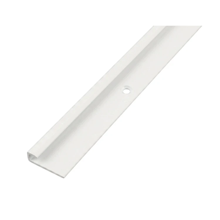 Listwa Zakończeniowa Aluminiowa Panele podłogowe, ścienne 4mm Biała 270cm