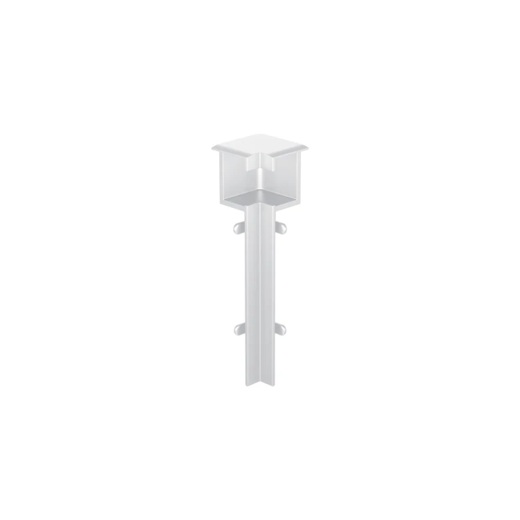 Listwa przypodłogowa aluminiowa LED z bocznym światłem 80mm Biały 2,5m MyHome RMS-A-7