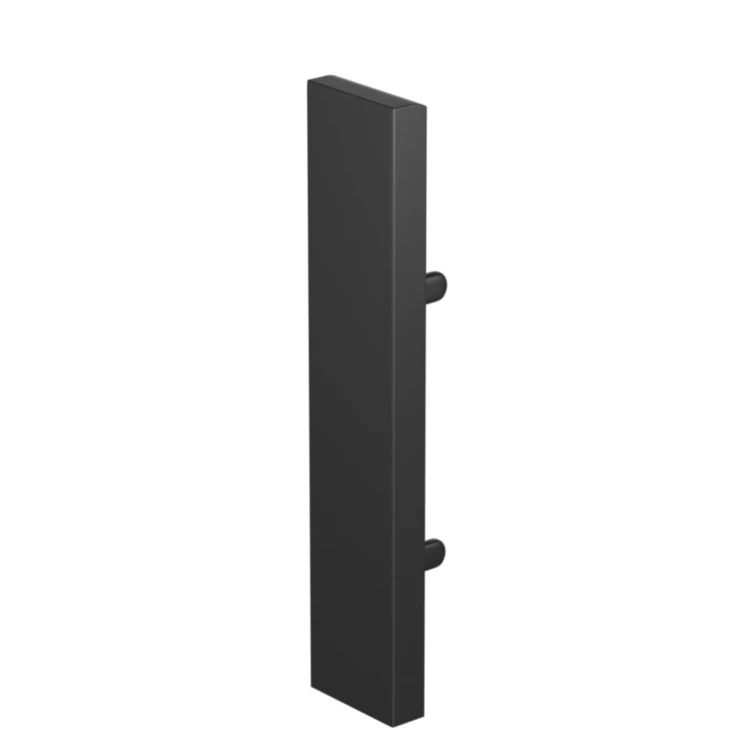 Listwa przypodłogowa aluminiowa LED z bocznym światłem 80mm Czarny Piaskowany 2,5m MyHome RMS-A-7
