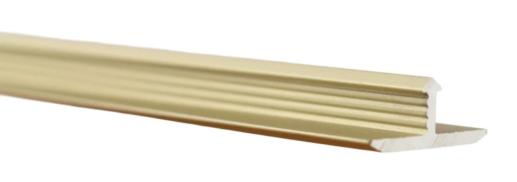 Profil aluminiowy fugowy, teownik T 15x5mm 2,7m piasek pustyni – zdjęcie 2