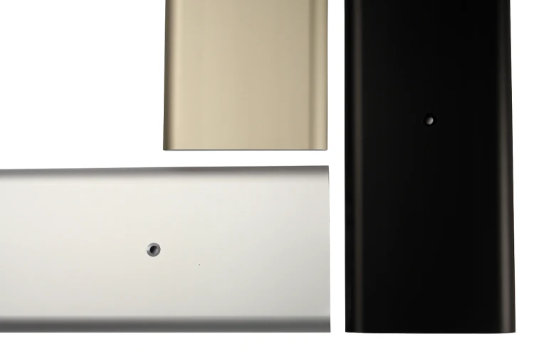 Aluminiowa listwa progowa łączeniowa na wkręty 80 mm Czarna 2,7m – zdjęcie 2