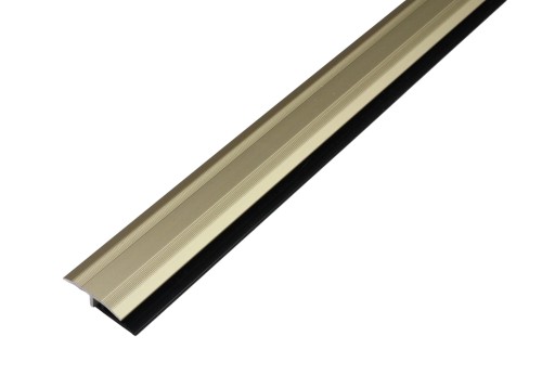 Aluminiowa listwa łączeniowa, progowa 30mm Piasek z profilem bazowym PVC 2,7m – zdjęcie 2