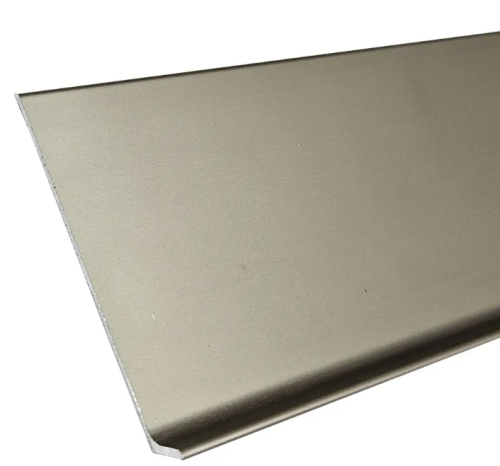 Listwa aluminiowa przypodłogowa 80 mm - 2.7 m długości - Szampan – zdjęcie 2