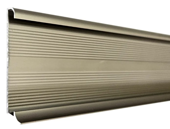 Listwa aluminiowa na wkładkę SPC, winyl - 60 x 5 mm - Szampan