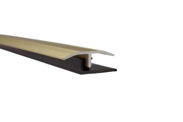 Aluminiowa listwa łączeniowa, progowa 30mm Piasek z profilem bazowym PVC 2,7m
