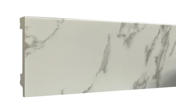 Listwa przypodłogowa 80 mm - 2.4 m Marmur Bianco