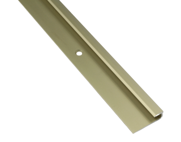 Aluminiowa listwa zakończeniowa typu U do paneli 4mm szampan 2,7m