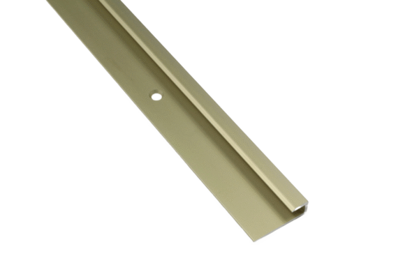 Aluminiowa listwa zakończeniowa typu U do paneli 4mm piasek 2,7m