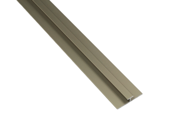 Aluminiowa listwa łączeniowa 7mm do płyt 4mm szampan 2,7m