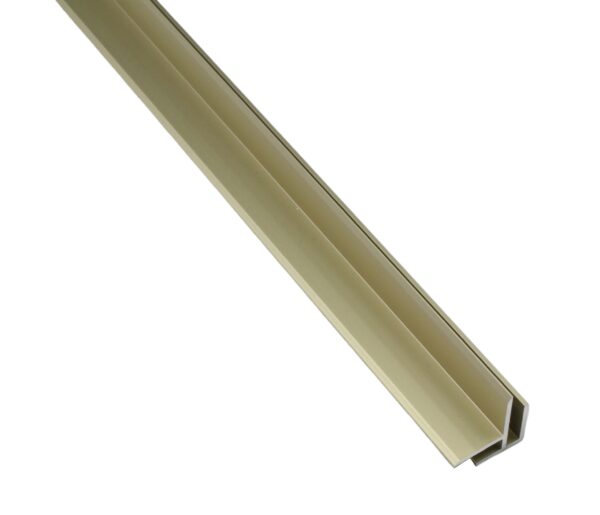 Aluminiowy narożnik zewnętrzny 15x15mm do płyt 4mm piasek 2,7m