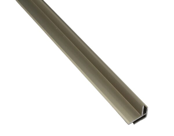 Aluminiowy narożnik zewnętrzny 15x15mm do płyt 4mm szampan 2,7m