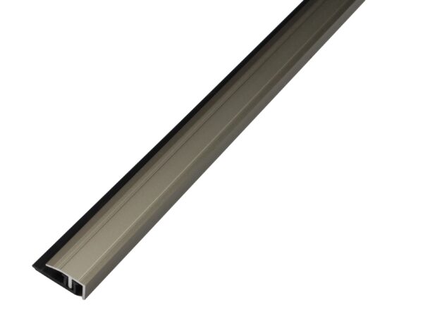 Aluminiowa listwa zakończeniowa 20mm szampan z profilem bazowym PVC 2,7m - obrazek 4